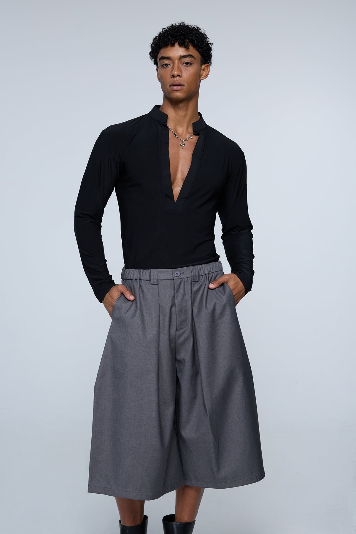 Hybrid Air V Neck Mesh Long Sleeve Top