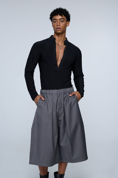 Hybrid Air V Neck Mesh Long Sleeve Top