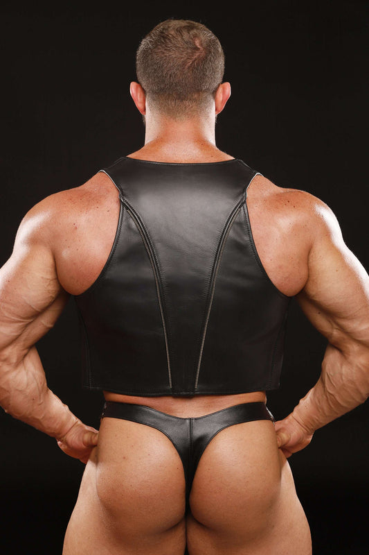 Hard Tail Leather Bar Vest