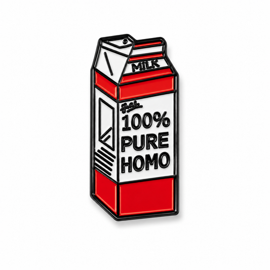 100% Pure Homo | Enamel Pin