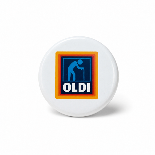 Oldi | 32mm Button Badge