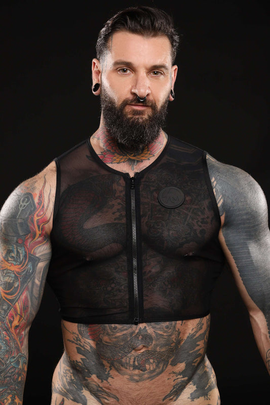 Sheer Racer Crop