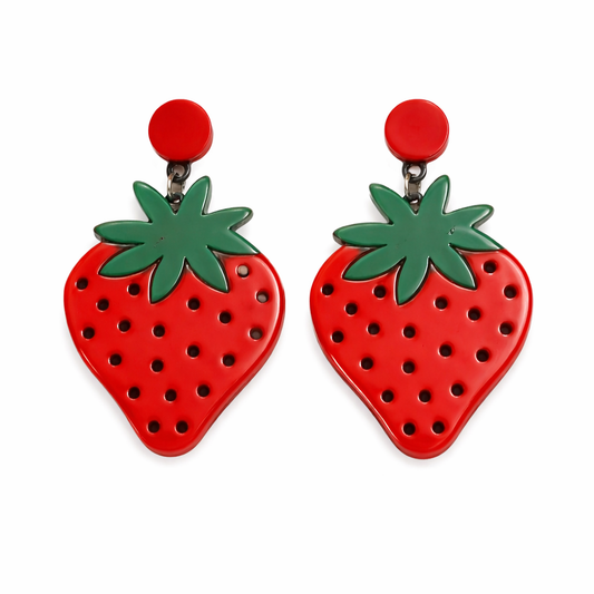 Strawberry Drop Earrings