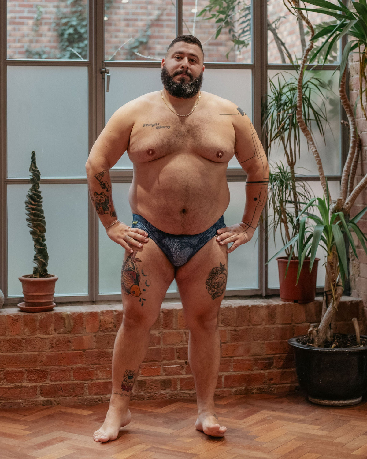 Regular Swim Brief - Navy Stingray
