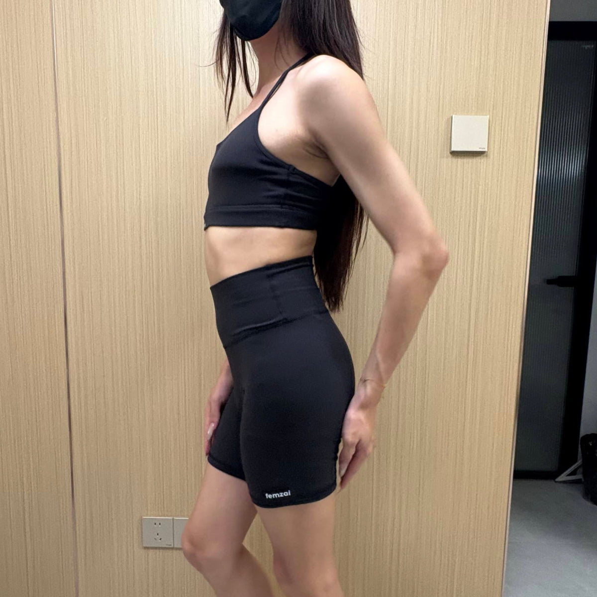Zai-soft Yoga Shorts Set