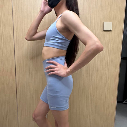 Zai-soft Yoga Shorts Set