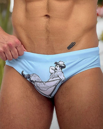 'Cocktail Man' - DEN X LOMAX - Regular Swim Brief