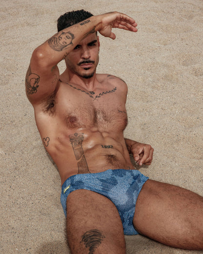 Regular Swim Brief - Navy Stingray