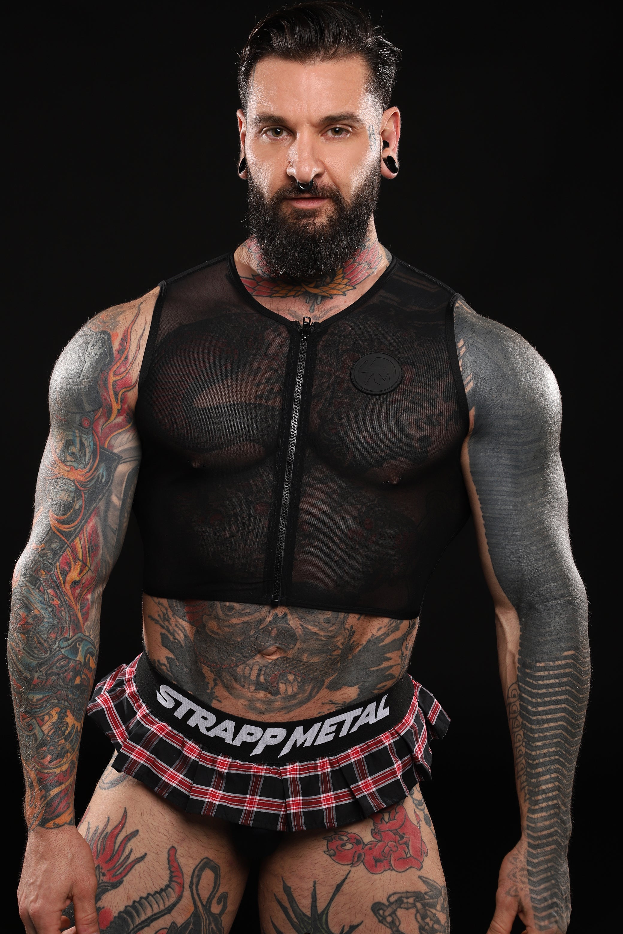 Sheer Racer Crop
