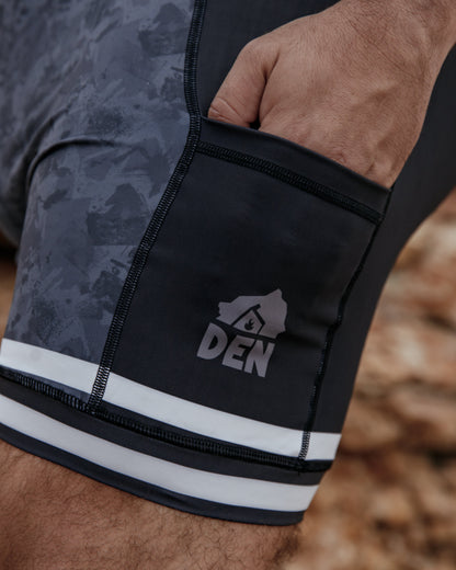 Low-Cut  Singlet - Black Camo