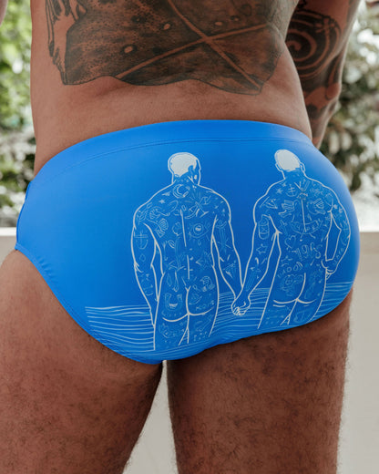'Sea Men' - DEN X LOMAX - Regular Swim Brief