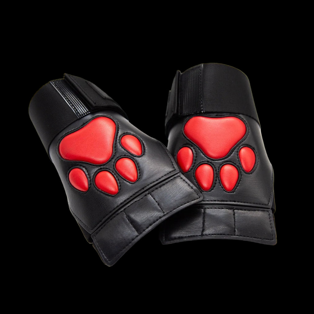 PU Leather Puppy Gloves