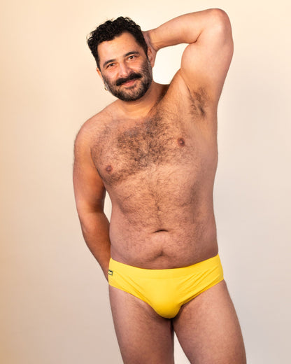 Regular Swim Brief - Bold Yellow