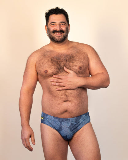 Regular Swim Brief - Navy Stingray