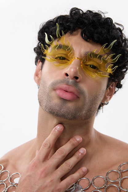 Ice Glint Flame Sunglasses