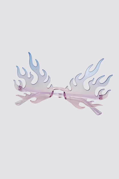Ice Glint Flame Sunglasses
