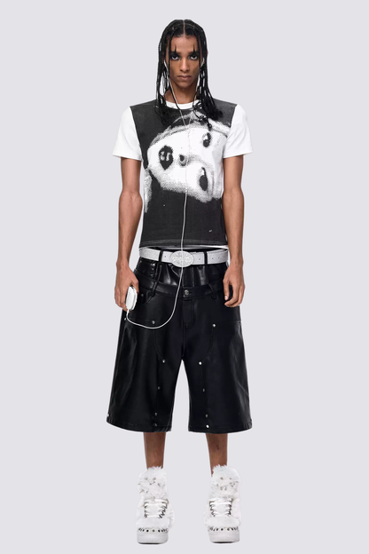 Ice Opinion Portrait Print T-Shirt