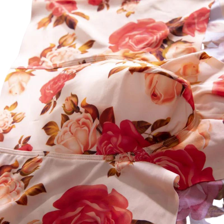 Ice Silk Floral Underwear