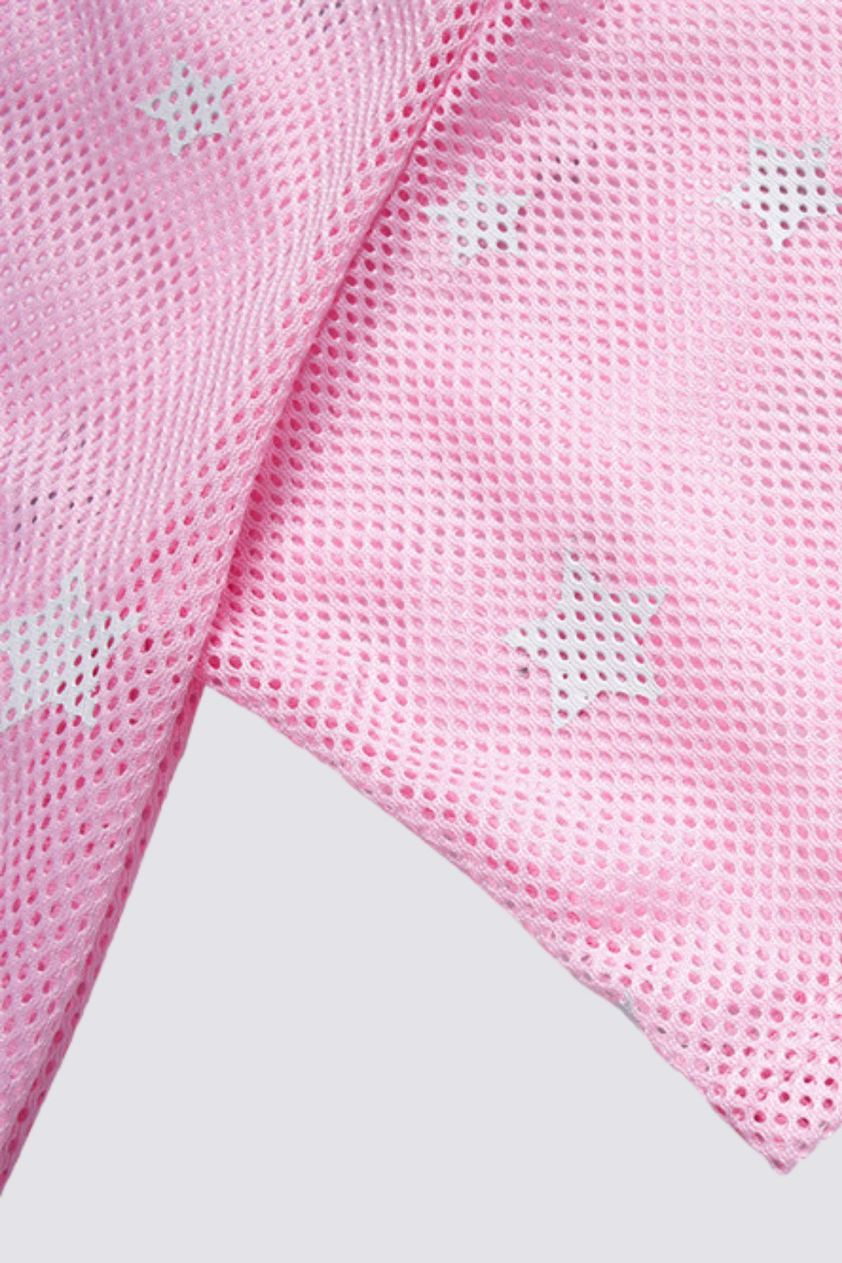 Illume Curve Cutout V Neck Star T-Shirt Pink