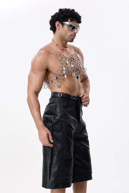 Iron Arc Metal Sequin Top