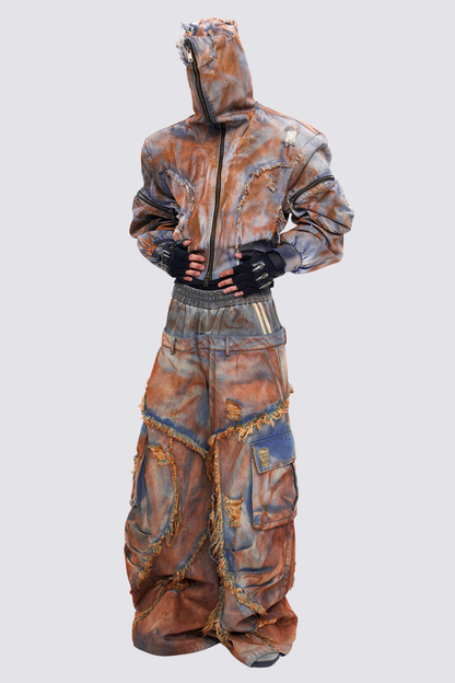 Iron Bloom Mud Dye Straight Jeans