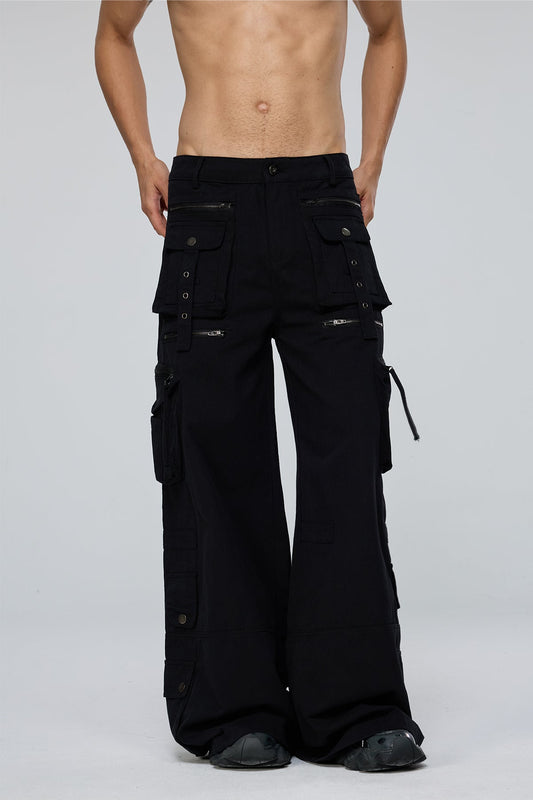 Iron Frame Deconstructed Barrel Cargo Pants
