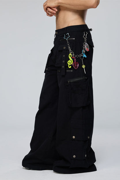 Iron Frame Deconstructed Barrel Cargo Pants