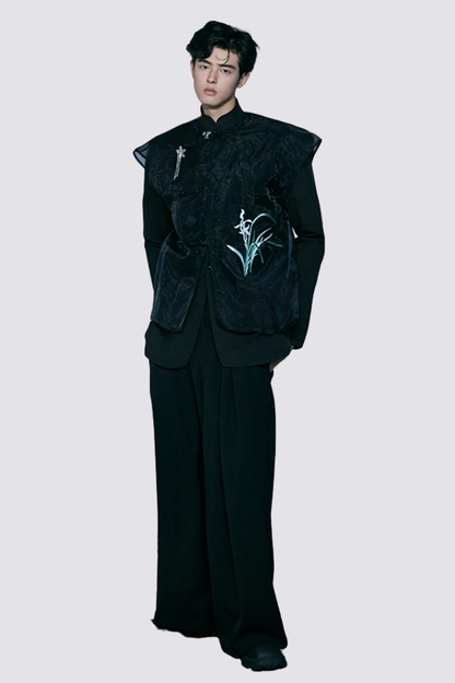 Iron Path Embroidery Jacket