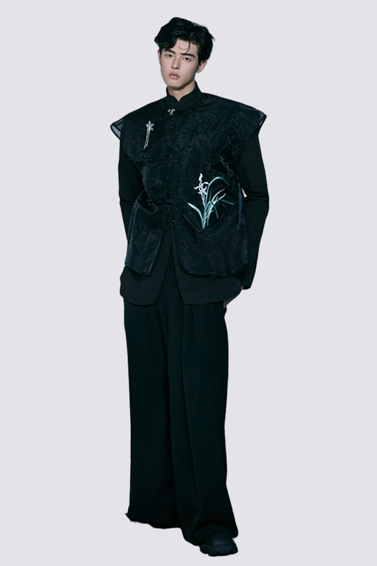 Iron Path Embroidery Jacket