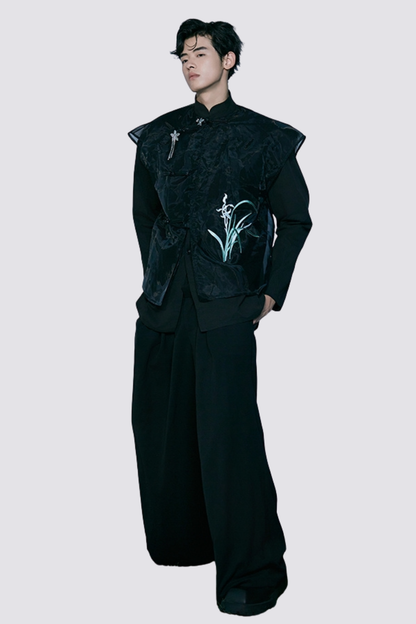Iron Path Embroidery Jacket