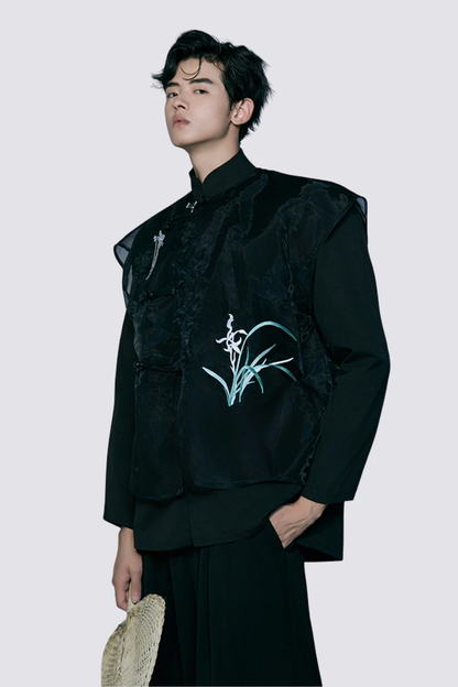 Iron Path Embroidery Jacket