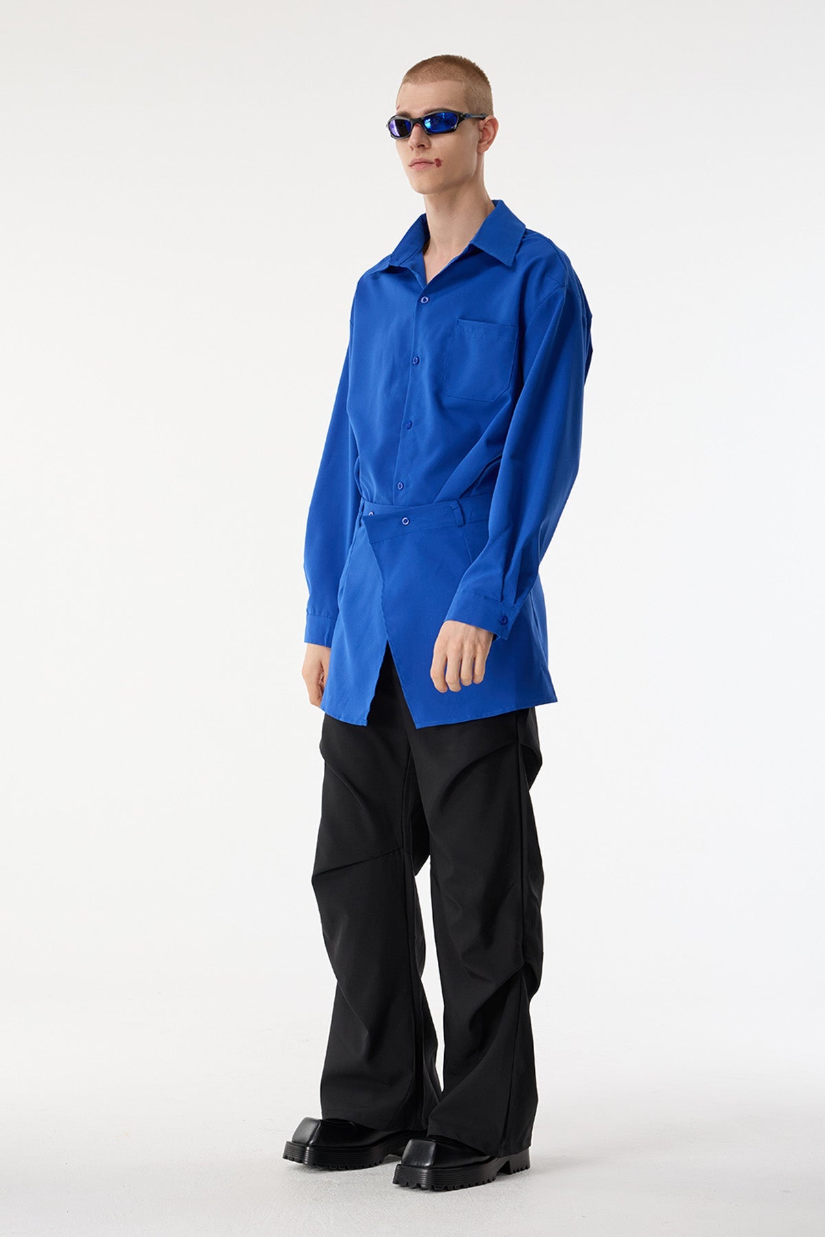 Iron Sheet Long Sleeve Jacket