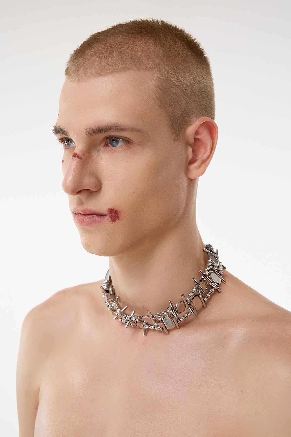 Iron Slash Punk Choker