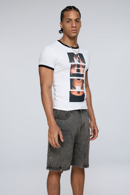 Iron Trace Print T-Shirt
