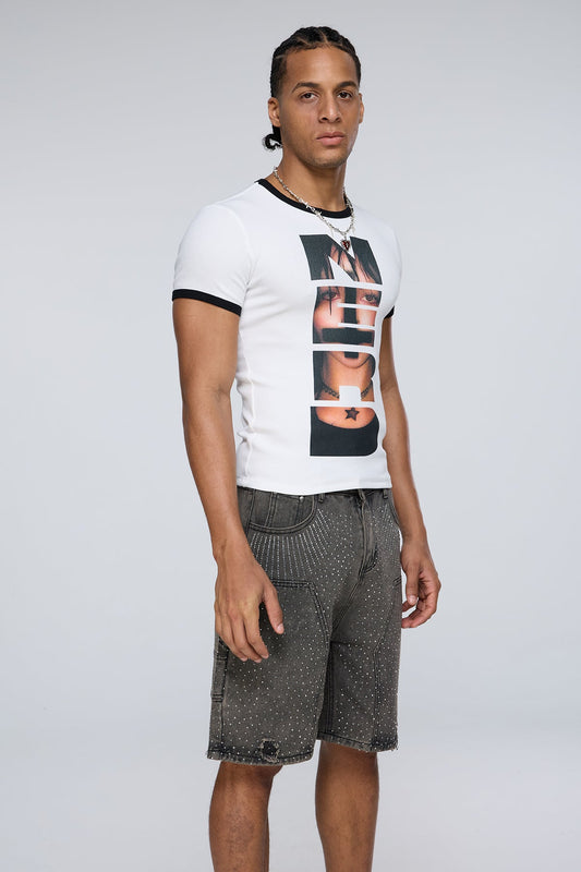 Iron Trace Print T-Shirt
