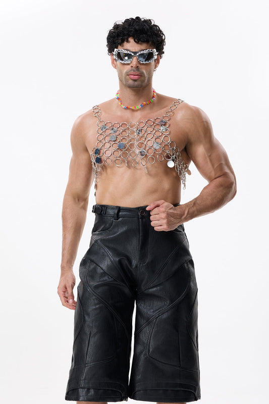 Iron Arc Metal Sequin Top