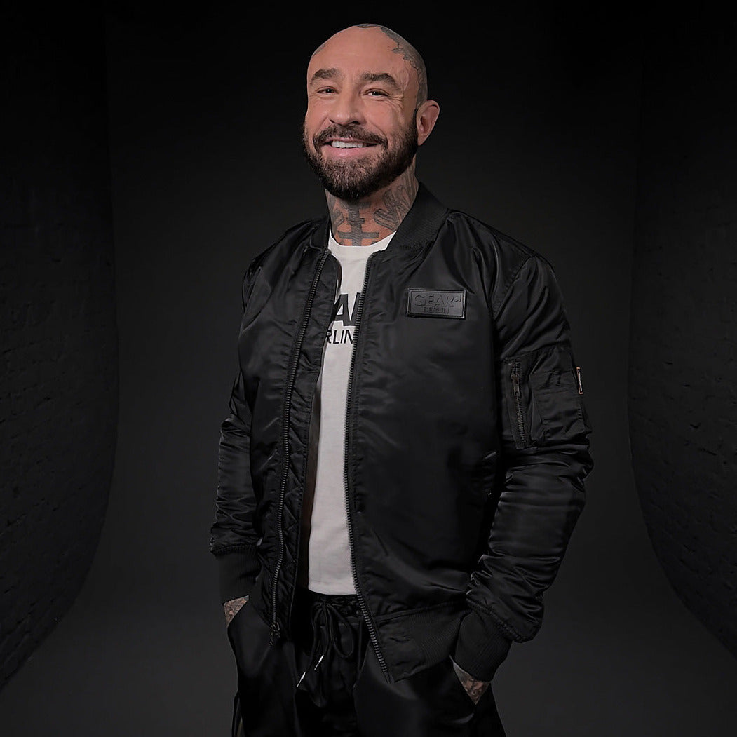 FLIGHT JACKET CAMDEN BLK NYLON
