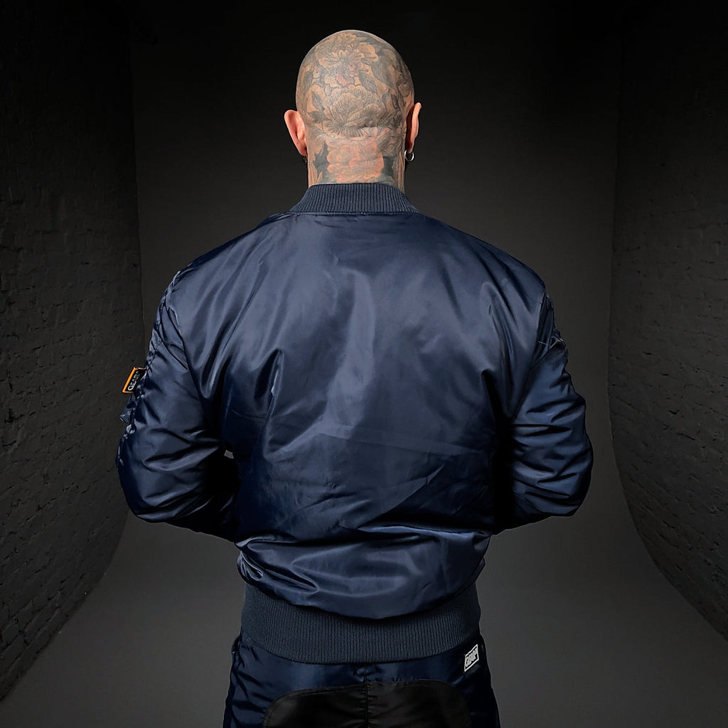 FLIGHT JACKET CAMDEN NAVY NYLON