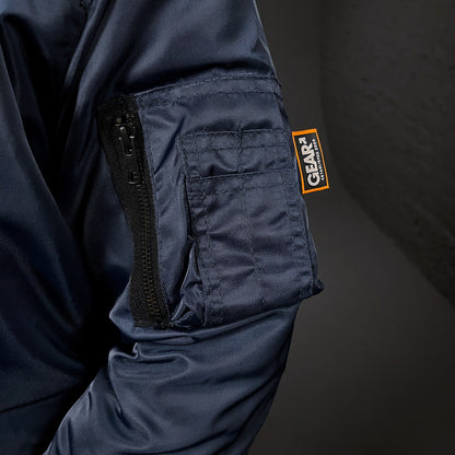 FLIGHT JACKET CAMDEN NAVY NYLON