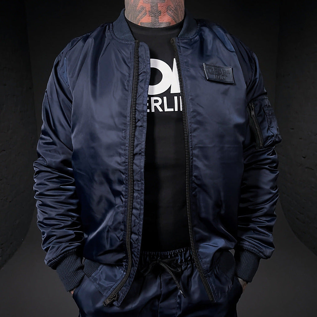 FLIGHT JACKET CAMDEN NAVY NYLON