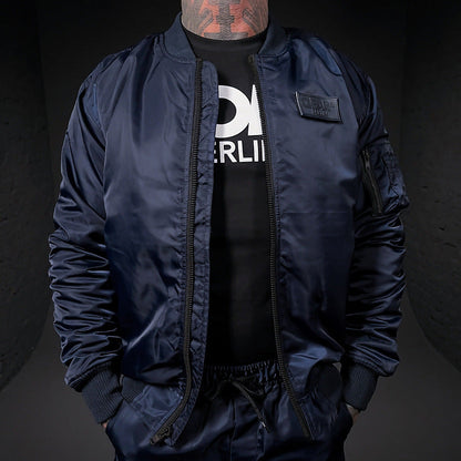 FLIGHT JACKET CAMDEN NAVY NYLON