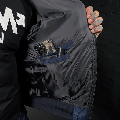 FLIGHT JACKET CAMDEN NAVY NYLON