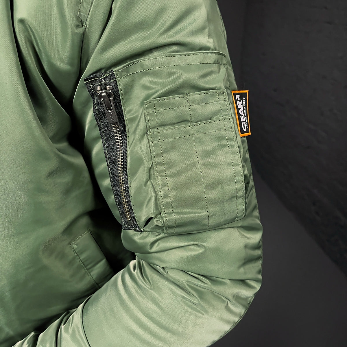FLIGHT JACKET HACKNEY GREEN
