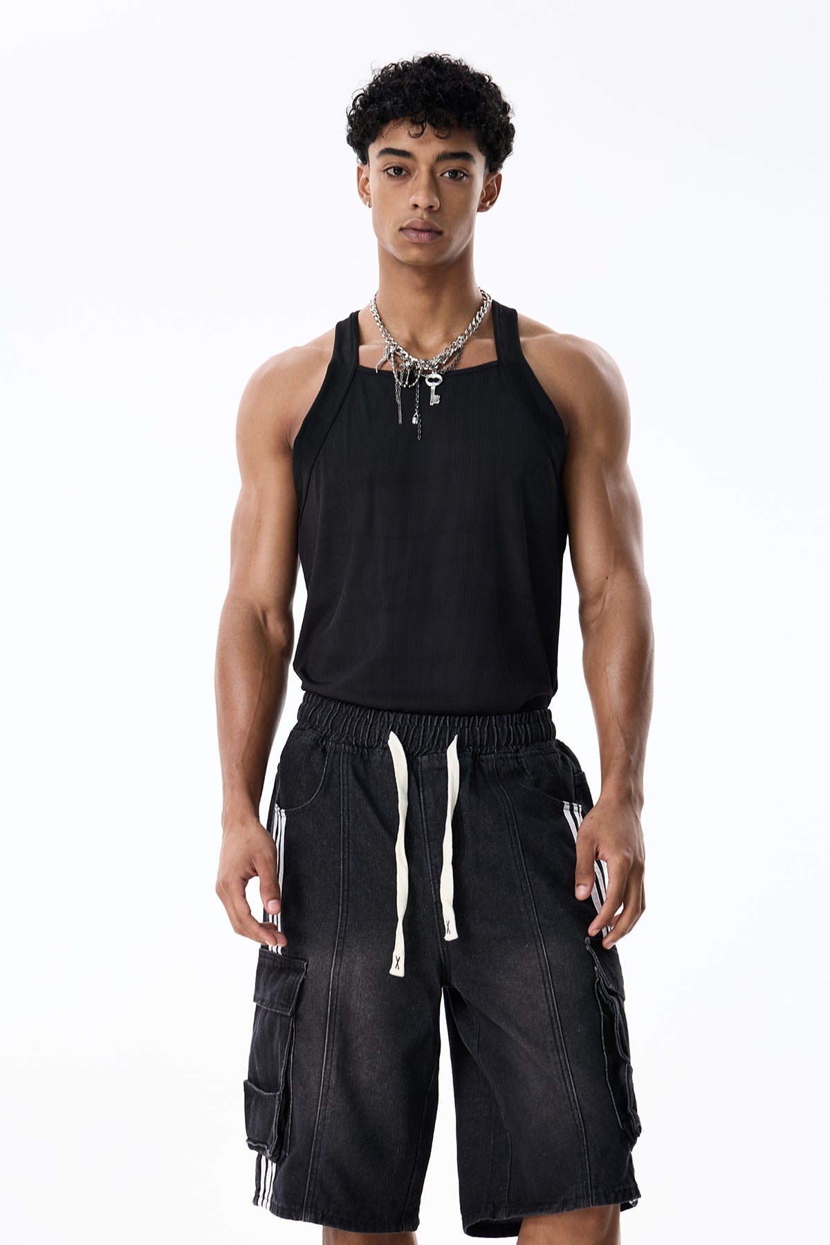 Jet Thread Sleeveless Top BLack
