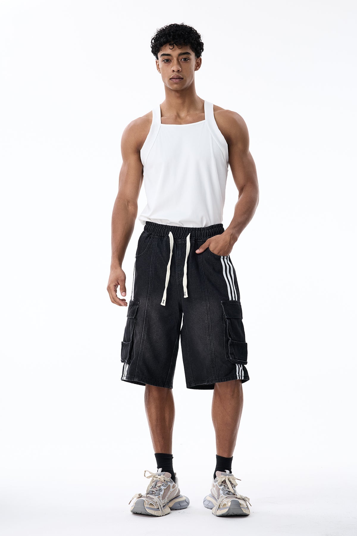 Jet Thread Sleeveless Top White