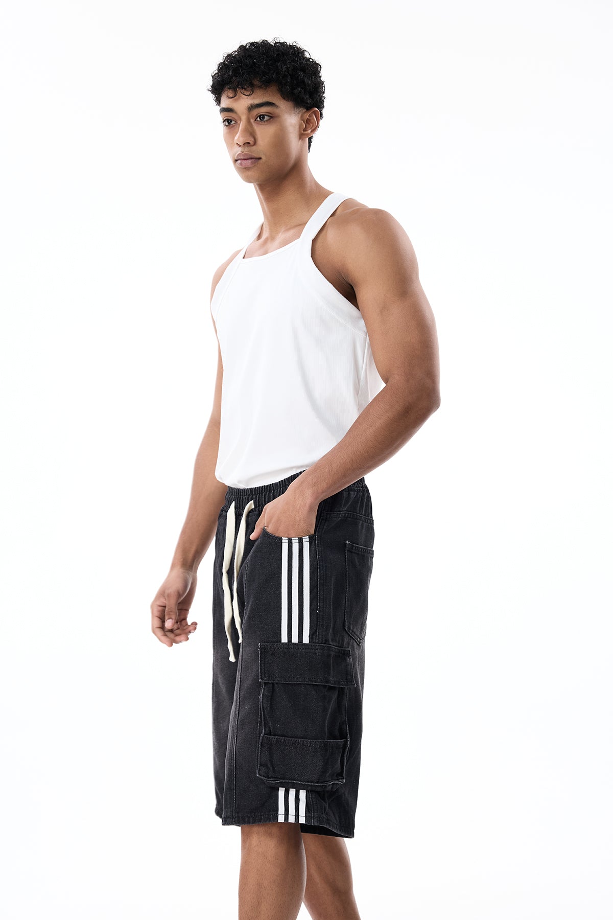 Jet Thread Sleeveless Top White