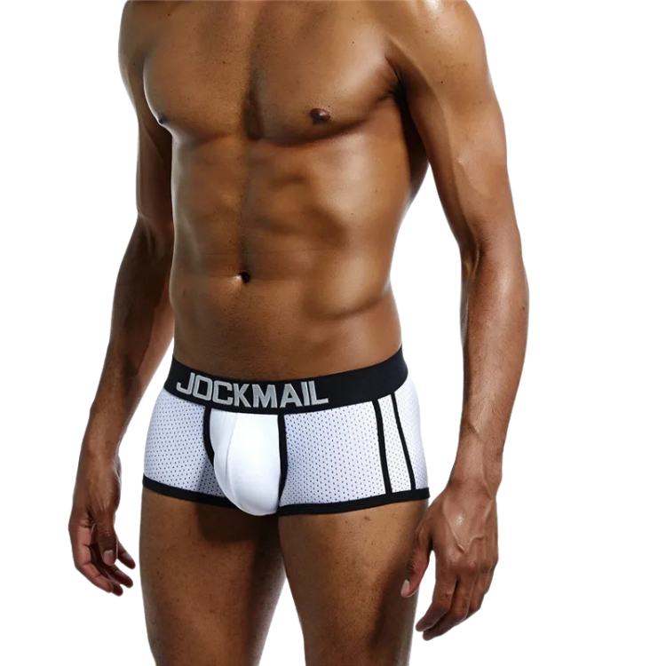 Jockmail Coloured Mesh Boxers (4 Pack)