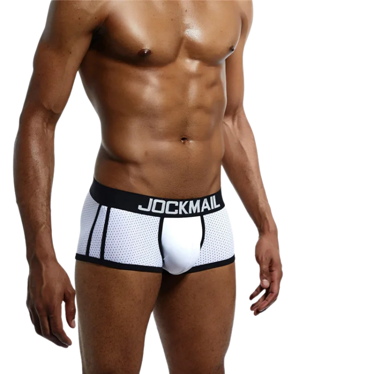 Jockmail Coloured Mesh Boxers (4 Pack)