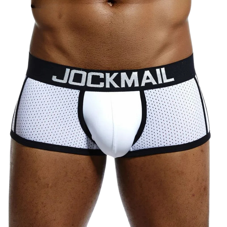Jockmail Coloured Mesh Boxers (4 Pack)