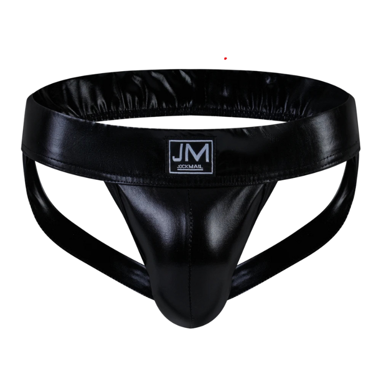 Jockmail Erotic Edge PU Leather Jockstrap